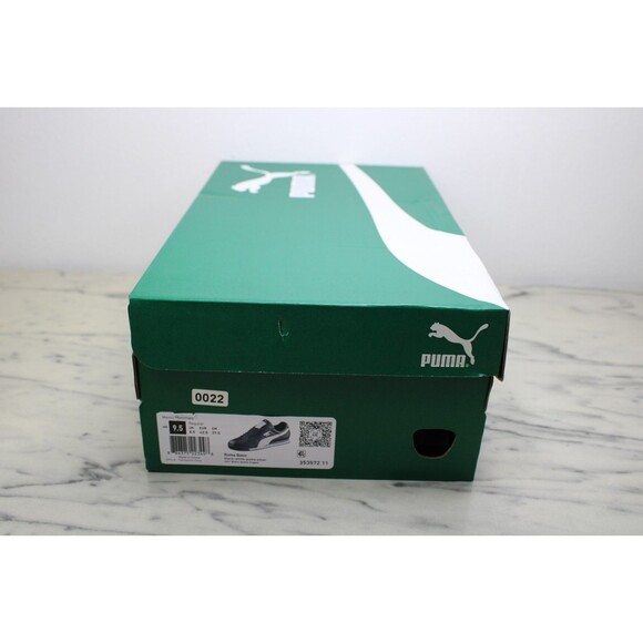 PUMA Roma Basic Black White Silver Men's (US 9.5) NEW IN BOX-353572-11 - Picture 9 of 10